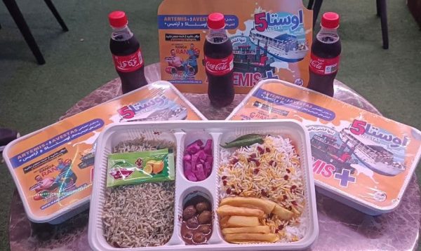 غذای کشتی آرتمیس پلاس کیش